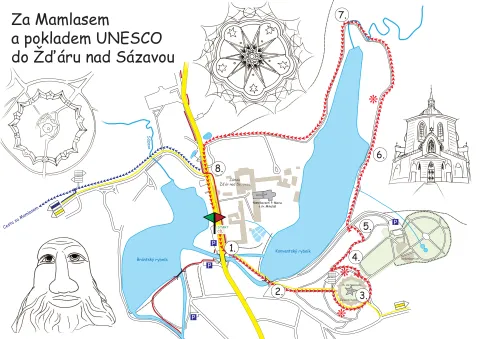 Mapa výletu