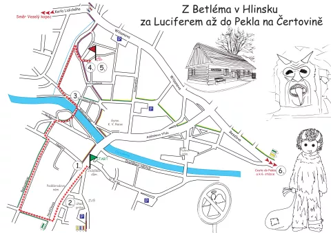 Mapa výletu