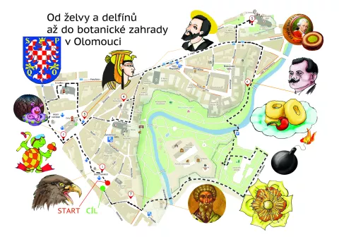 Mapa výletu
