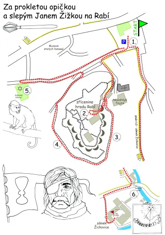 Mapa výletu