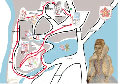 Mapa výletu