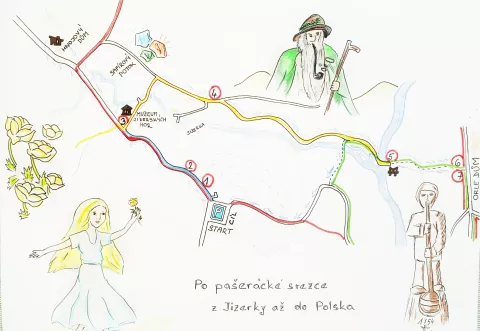 Mapa výletu