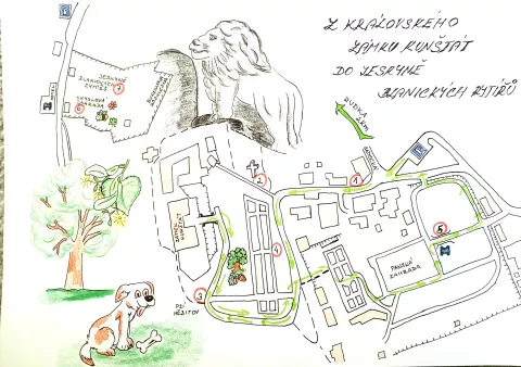 Mapa výletu