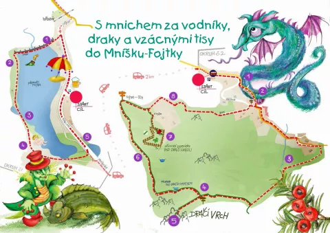 Mapa výletu