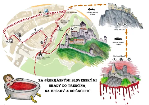 Mapa výletu