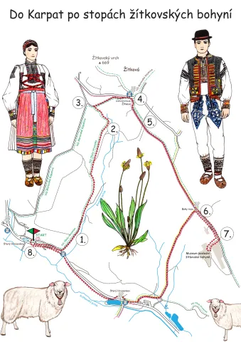 Mapa výletu