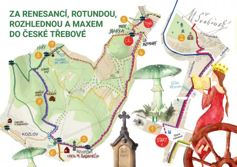 Mapa výletu