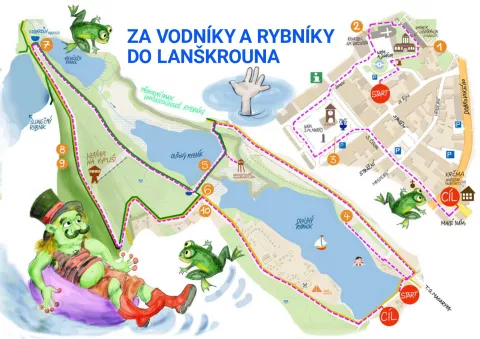 Mapa výletu