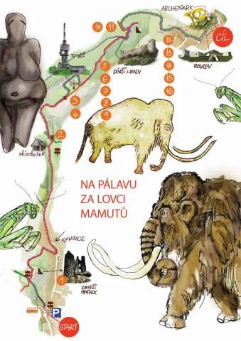 Mapa výletu