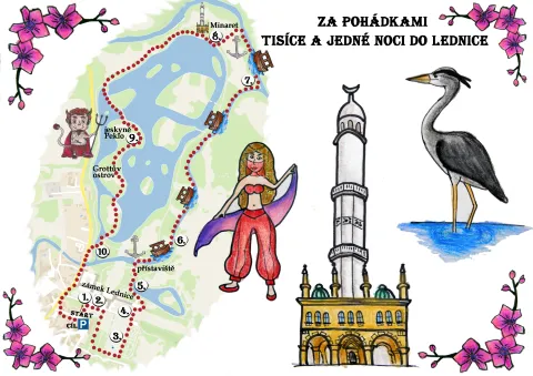 Mapa výletu