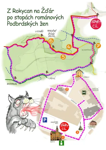 Mapa výletu