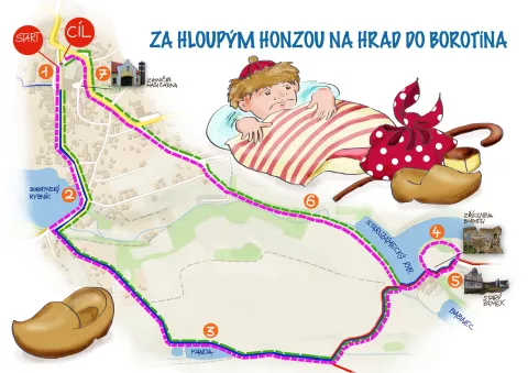 Mapa výletu