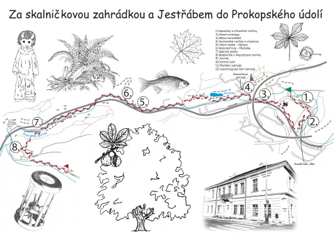 Mapa výletu