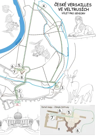 Mapa výletu