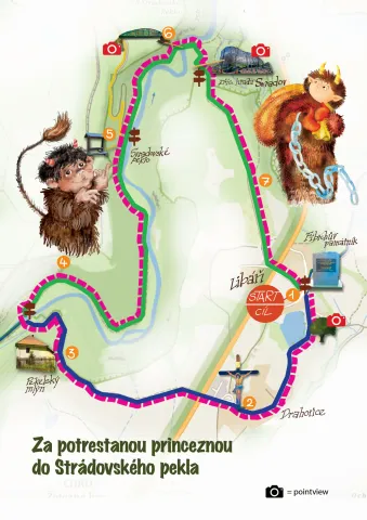 Mapa výletu