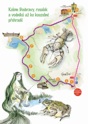 Mapa výletu