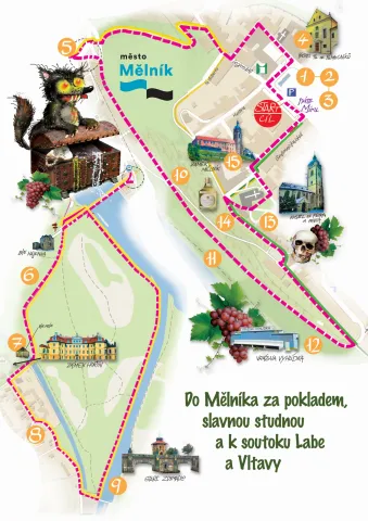 Mapa výletu