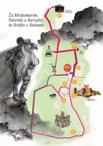 Mapa výletu