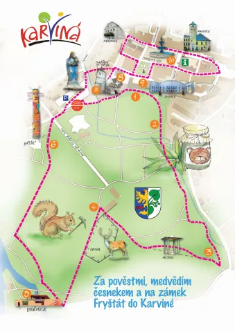Mapa výletu