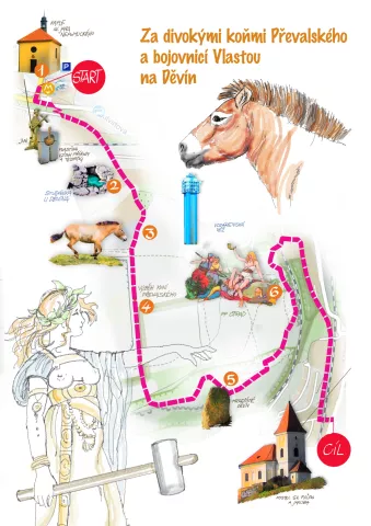 Mapa výletu