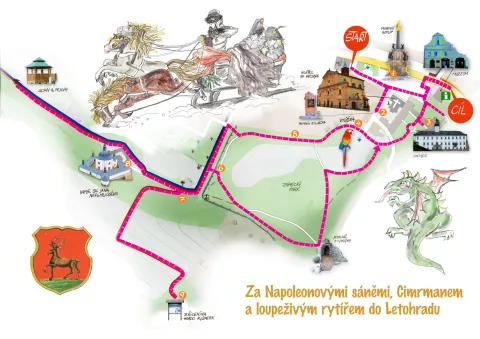 Mapa výletu