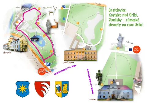 Mapa výletu