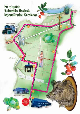 Mapa výletu