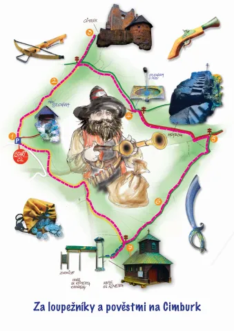 Mapa výletu