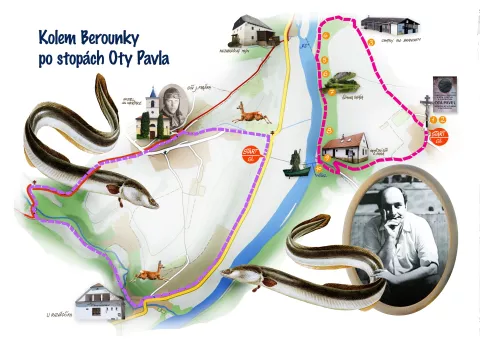 Mapa výletu