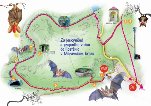 Mapa výletu