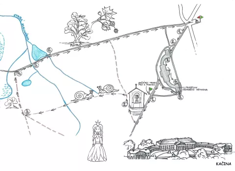 Mapa výletu