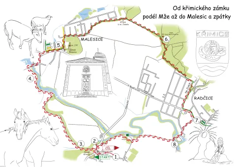 Mapa výletu