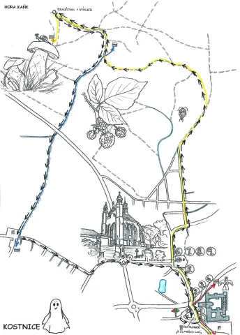 Mapa výletu