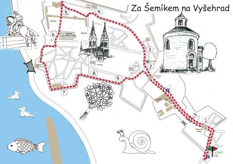 Mapa výletu