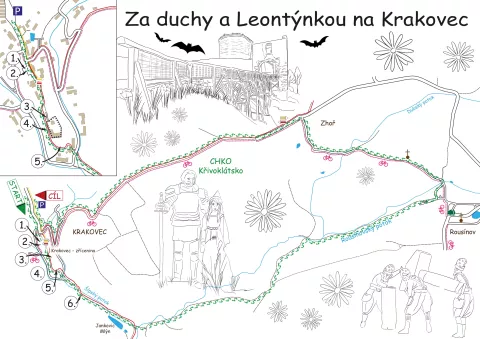 Mapa výletu