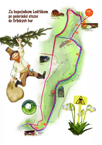 Mapa výletu