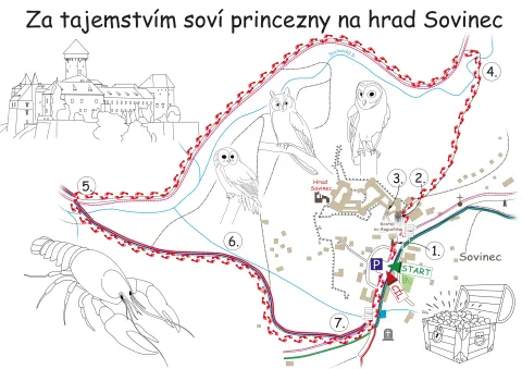 Mapa výletu