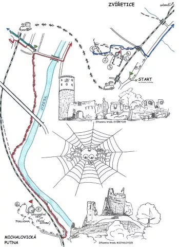 Mapa výletu