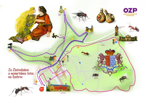 Mapa výletu