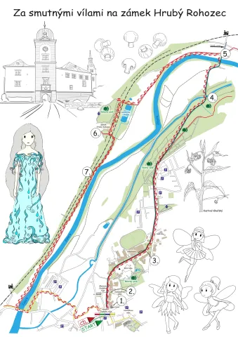 Mapa výletu