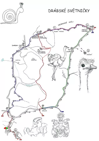 Mapa výletu