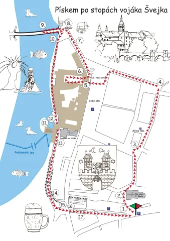 Mapa výletu