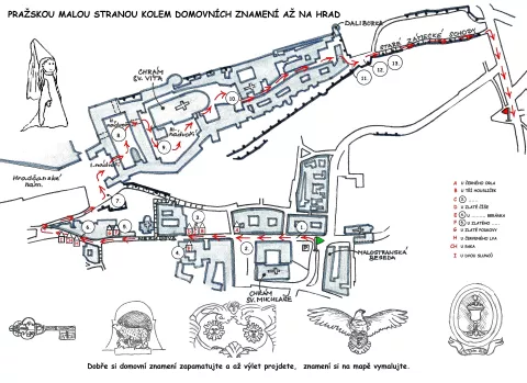 Mapa výletu
