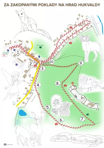 Mapa výletu