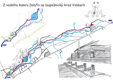 Mapa výletu