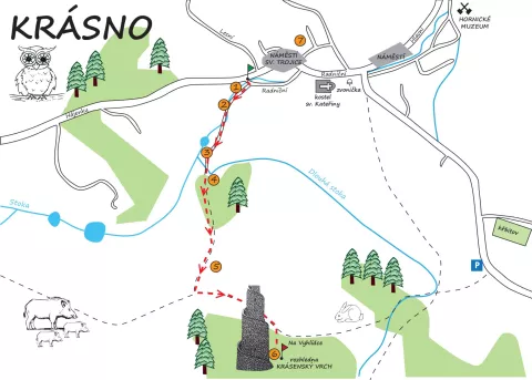 Mapa výletu
