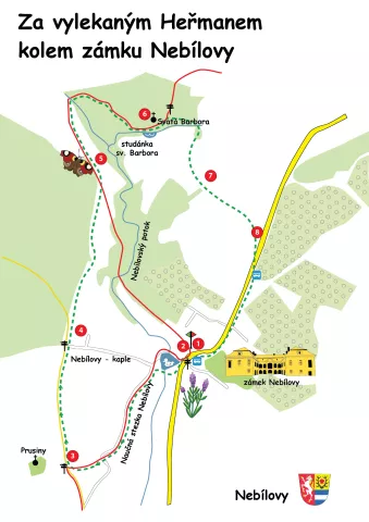 Mapa výletu