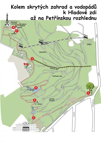 Mapa výletu