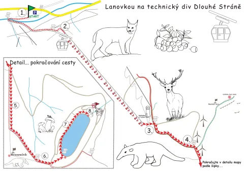 Mapa výletu