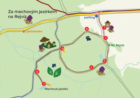 Mapa výletu